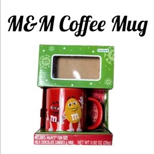 NIB M&M’s Red & Yellow Coffee Mug